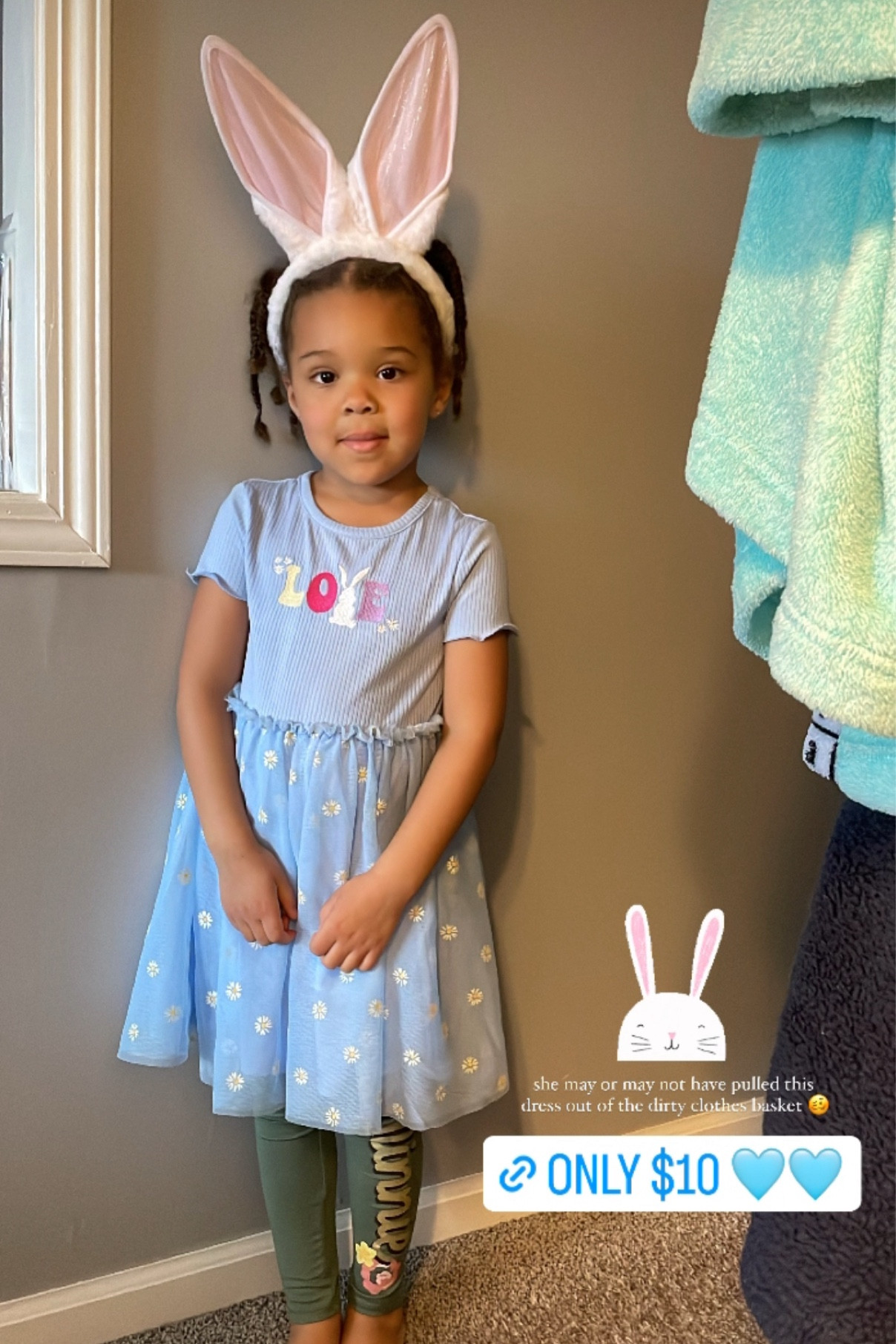 Cute casual Easter dress for only $10! 🩵 #walmartfinds 

#LTKbaby #LTKSeasonal #LTKkids