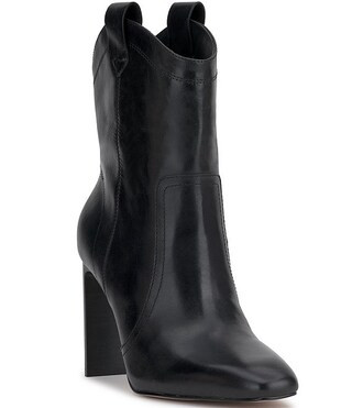 Jessica Simpson Xovira Leather Western Dress Booties | Dillard's | Dillard's