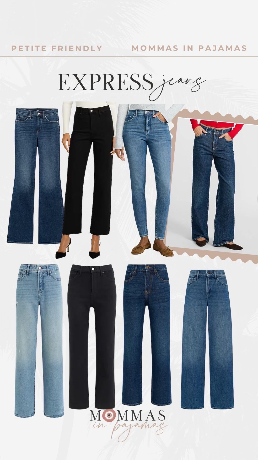 I started getting more jeans from Express this year and they seriously have some of the best petite friendly jeans. I love that they come in multiple inseams and have multiple washes. They all make the booty look so nice. 
Petite friendly jeans, short girl approved jeans 

#LTKMidsize #LTKFindsUnder100 #LTKPetite