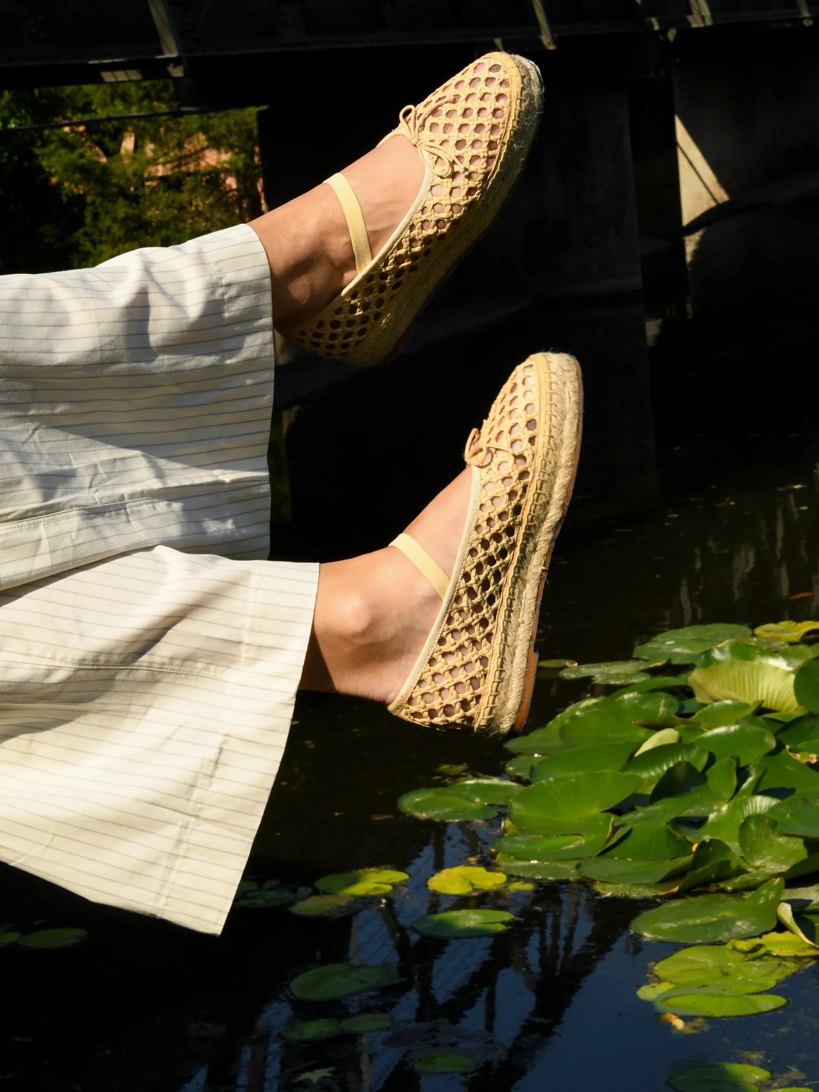 LOEFFLER RANDALL
                      
                     Women's Kayla Raffia Ballet Espadril... | Saint Bernard