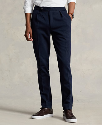 Polo Ralph Lauren Men's Pleated Double-Knit Suit Trousers - Macy's | Macy's