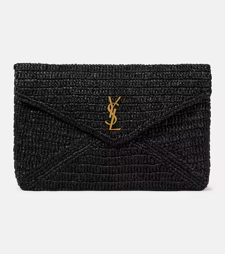 Cassandre Large raffia pouch | Mytheresa (UK)
