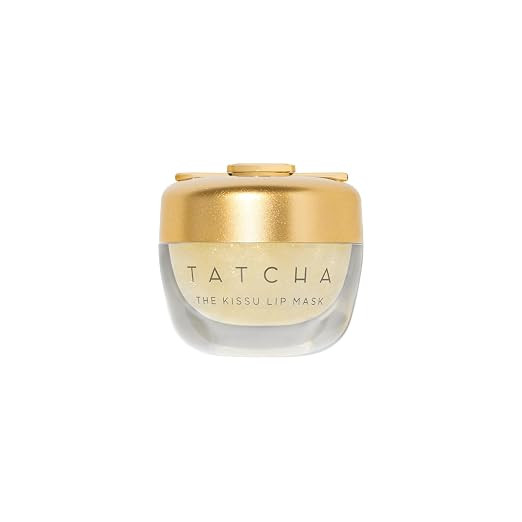 TATCHA The Kissu Gold Leaf Lip Mask | Limited-Edition Restorative Shimmery Lip Mask - Visibly Plu... | Amazon (US)