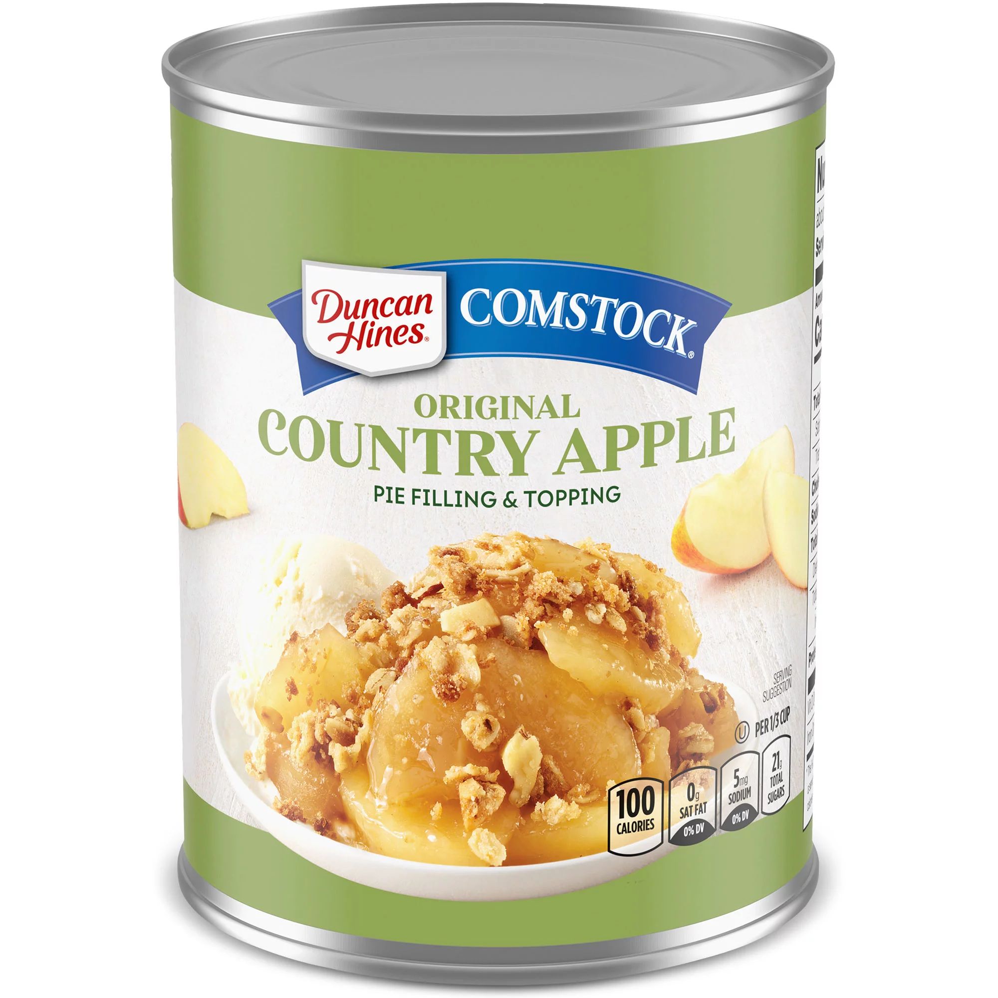 Comstock Original Country Apple Pie Filling or Topping 21 oz | Walmart (US)