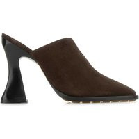 Bottega Veneta Brown Suede Cha Cha Mules | Balardi (US & Canada)