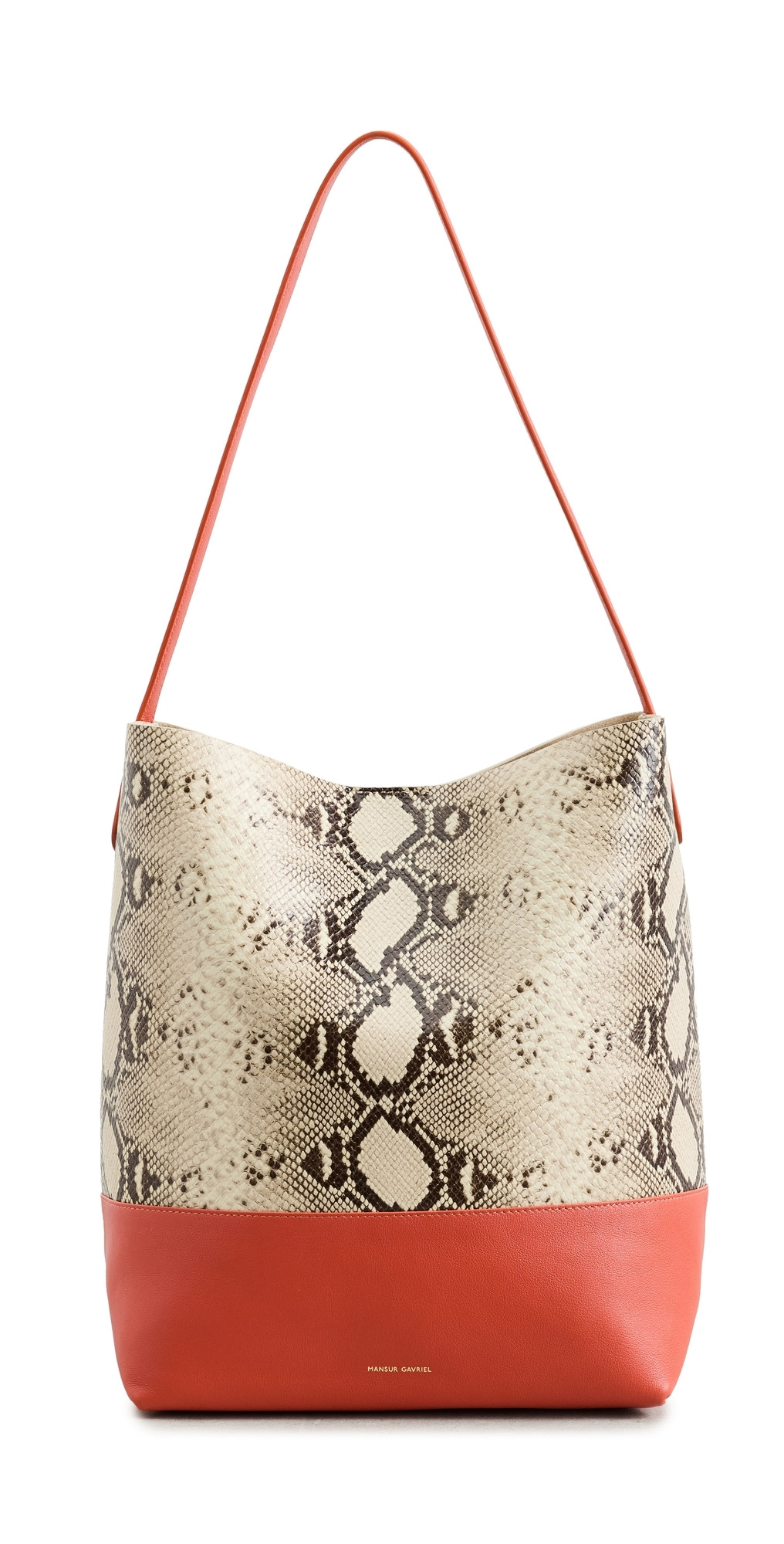 Mansur Gavriel Everyday Cabas Bag Roccia/Pomodoro One Size | Shopbop