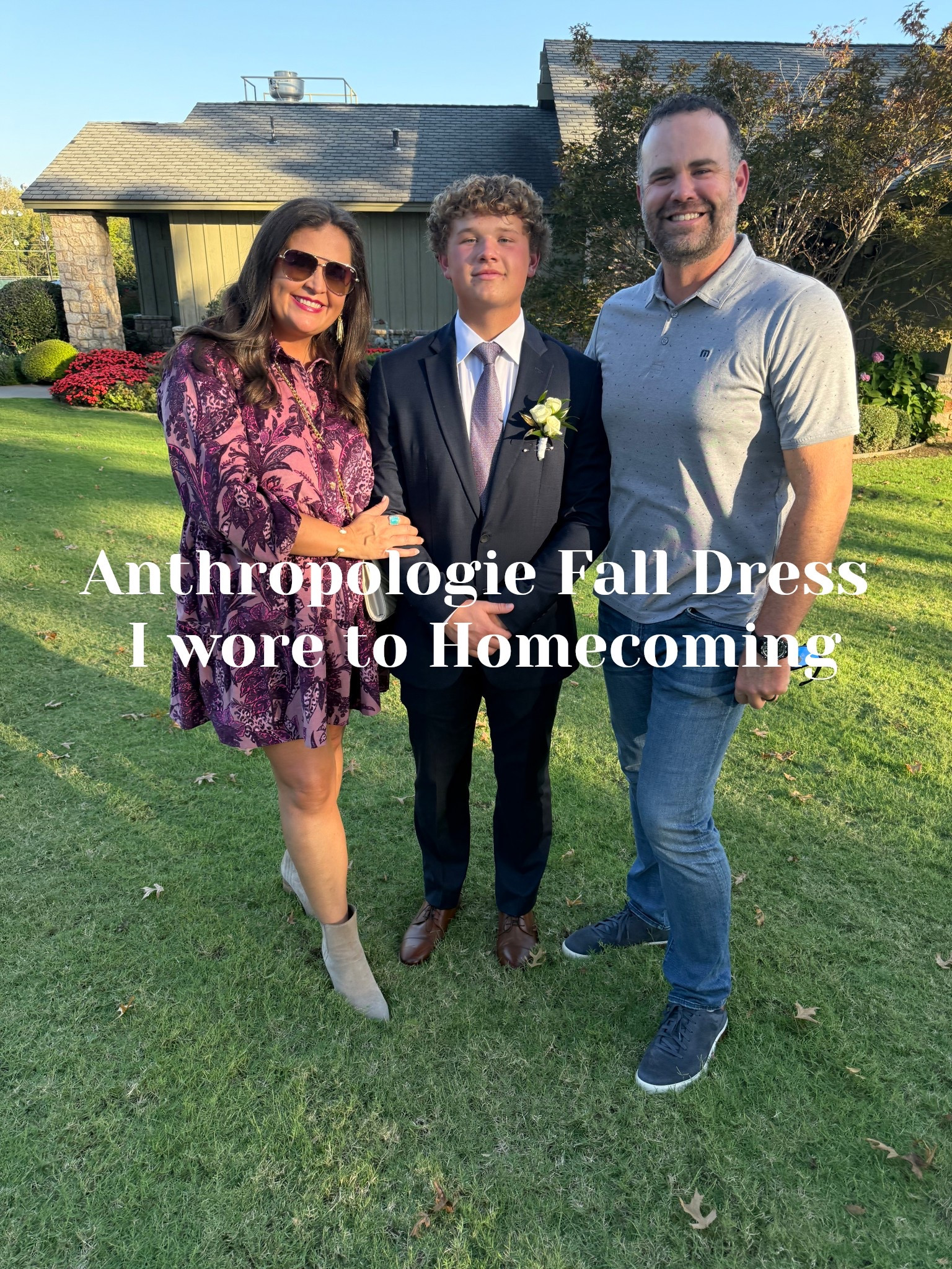 Love this new fall dress from Anthropologie that I wore to Cohen’s homecoming!  

#LTKMidsize #LTKOver40 #LTKSaleAlert