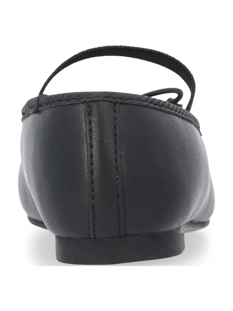 Wonder Nation Baby Girls Bow Ballet Dress Shoes | Walmart (US)