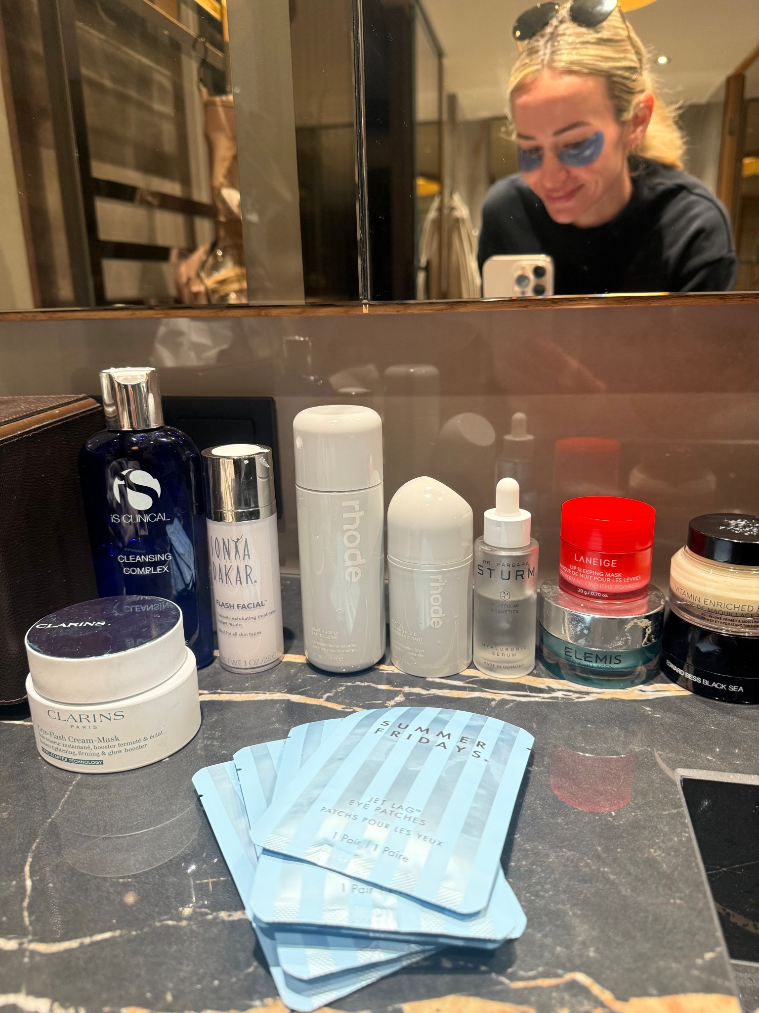 Glazed donut skin routine 