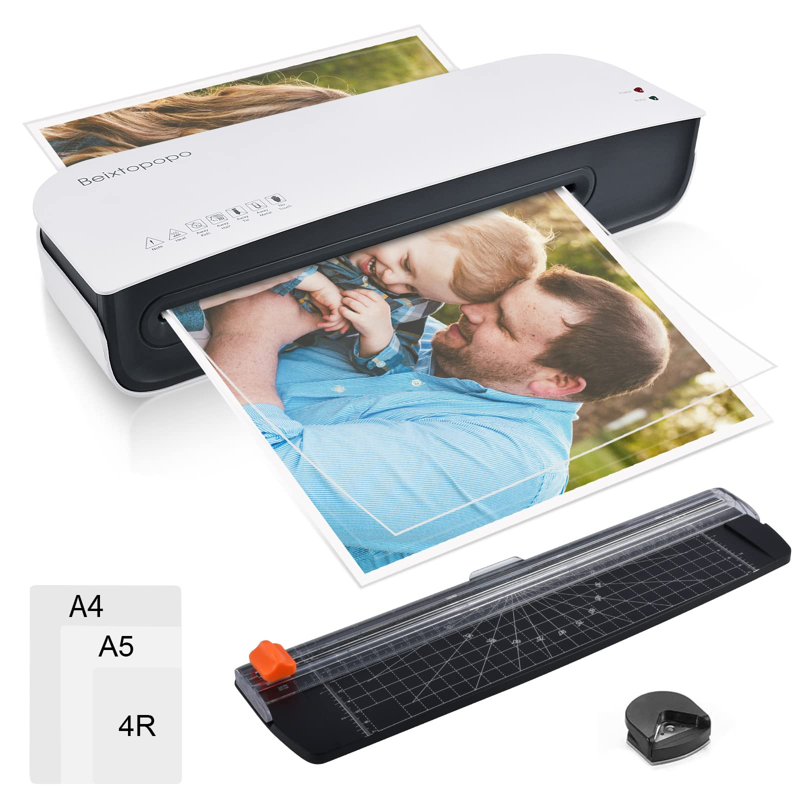 Laminator, A4 Laminater Machine, 9 Inch Thermal Laminater Machine, 4 in 1 Personal Desktop Cold L... | Amazon (US)