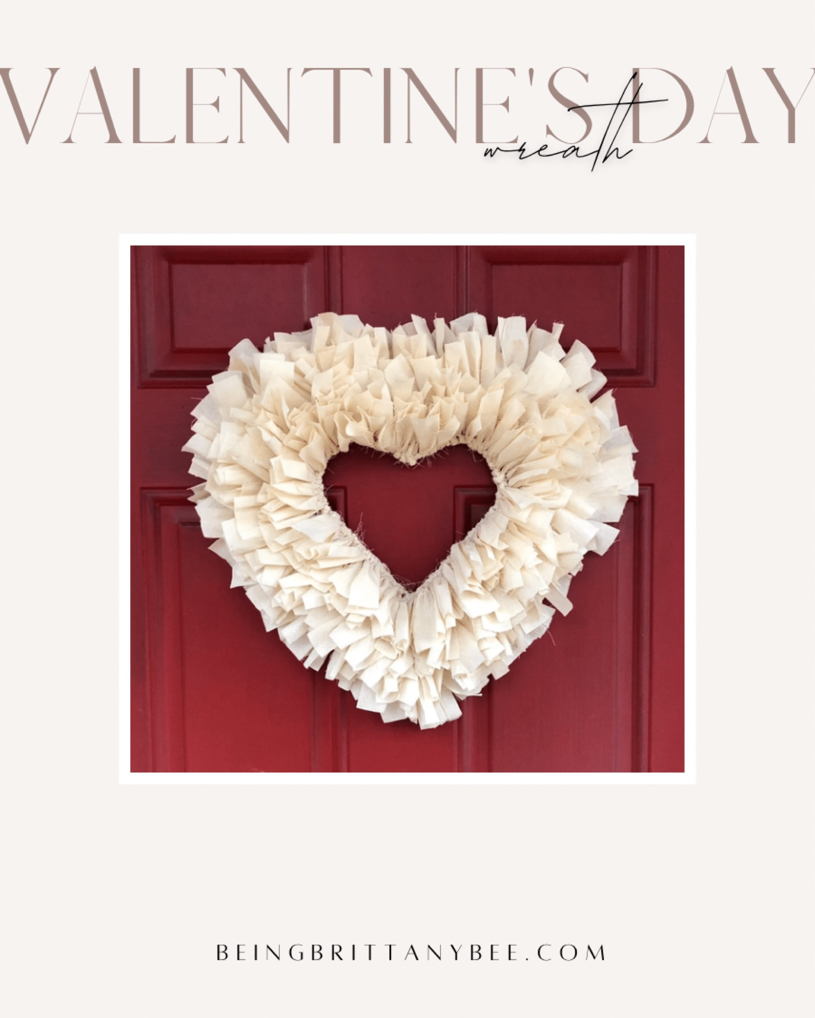 Valentines Day Wreaths 
#BeingBrittanyBee 

#LTKhome #LTKSeasonal #LTKunder100