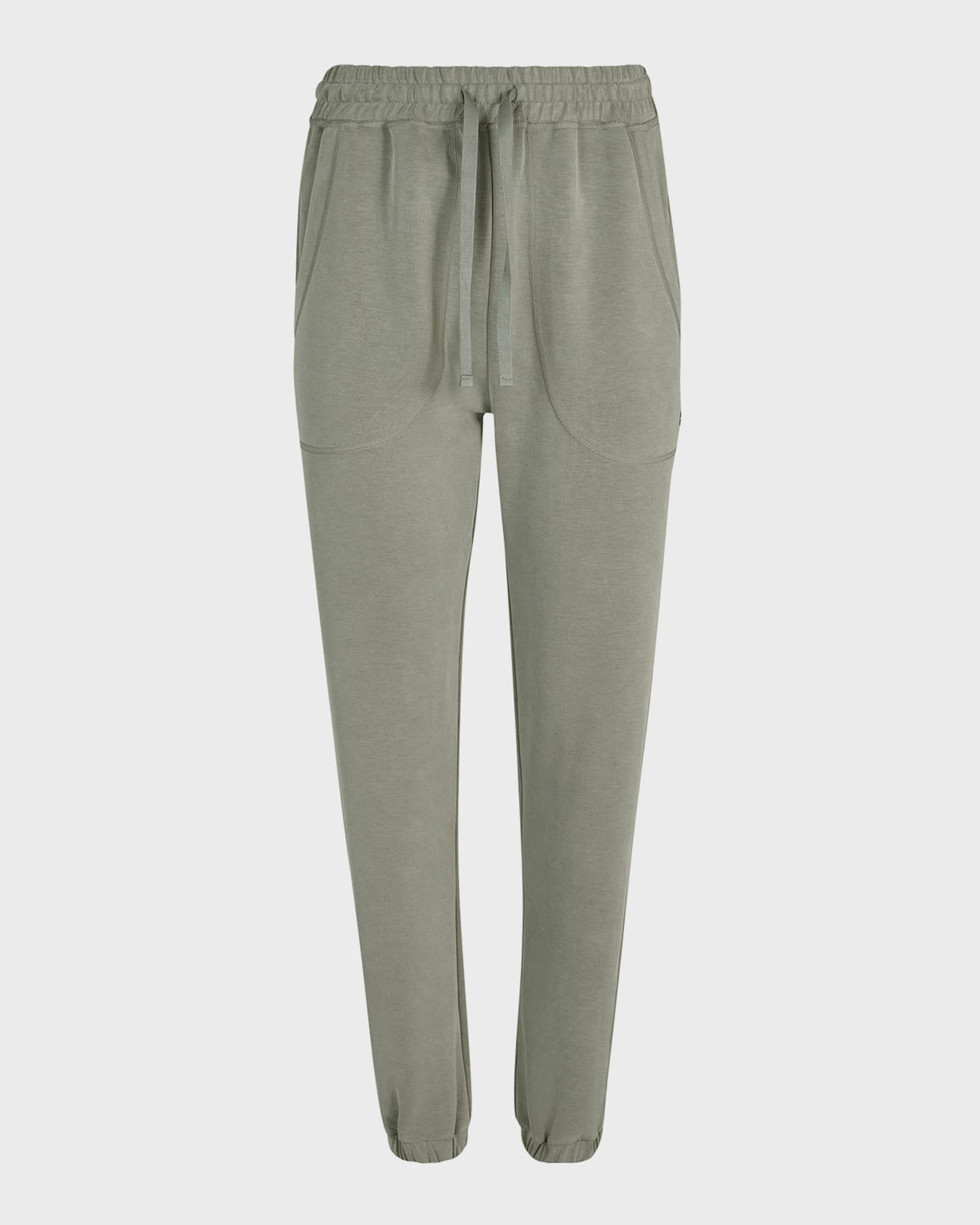 Sand Wash Cuffed Trousers | Neiman Marcus