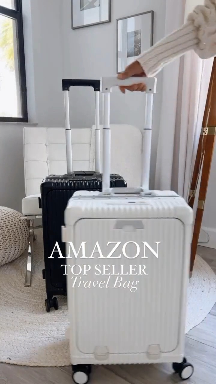 Amazon top seller travel bag
I love this bag so much that I have two! There’s a lot of space and it is super smooth, it reminds me of my Rimowa bag 
Travel essentials 
Airport essentials
Travel outfits

#LTKU #LTKTravel #LTKSeasonal