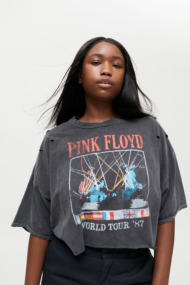 Pink Floyd Oversized Cropped Tee | Urban Outfitters (US and RoW)