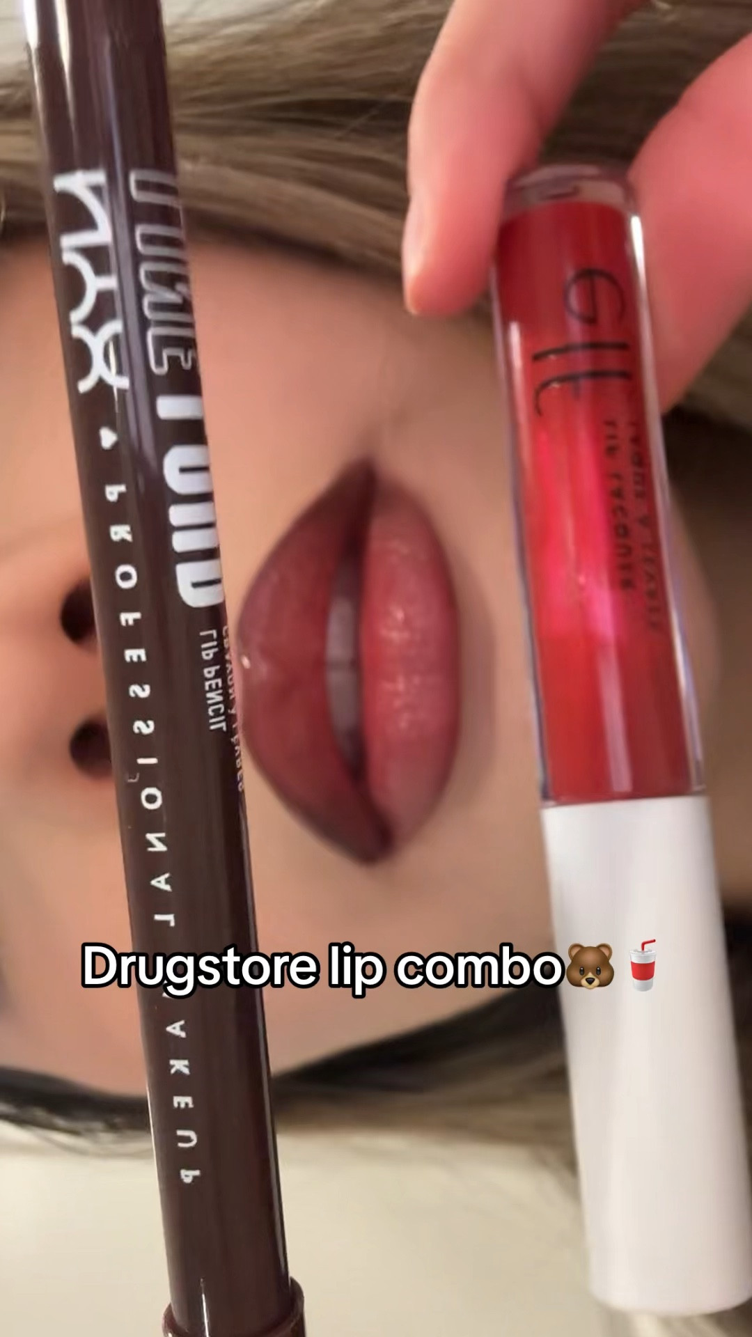 The way this drugstore lip combo has me in a chokehold! Cherry cola inspired look using Nyx in shade Rebel Kind and Elf Lip Lacquer in shade Cherry Bomb!❤️🤎🤌🏼🔥

#LTKVideo #LTKBeauty #LTKGiftGuide