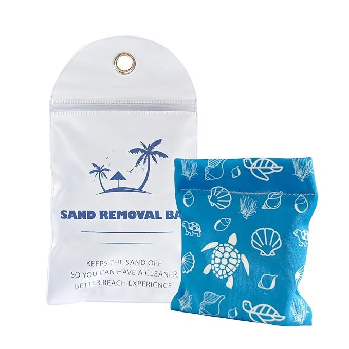 HSDMDMS Sand Remover for Beach, Sand Removal Bag, Must Haves Gift for Beach Vacation Camping Trav... | Amazon (US)