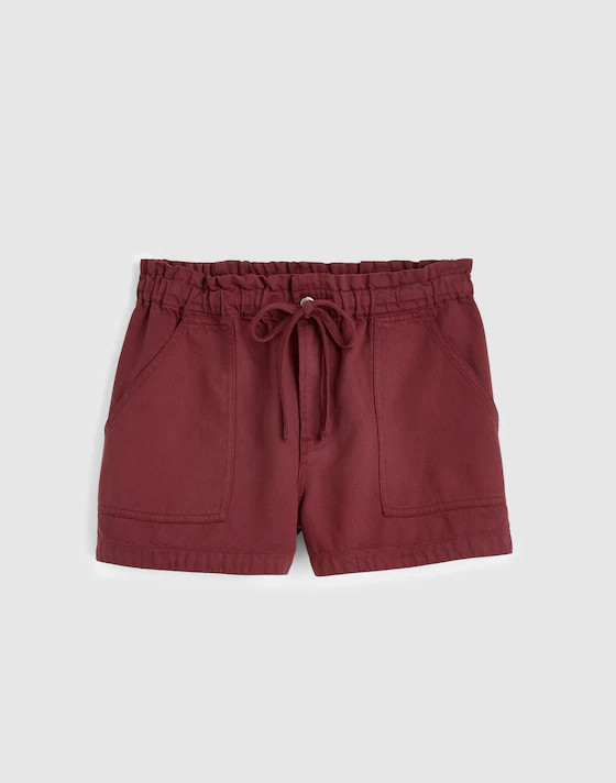 Pull-On Utility Shorts in Airy Denim | Madewell