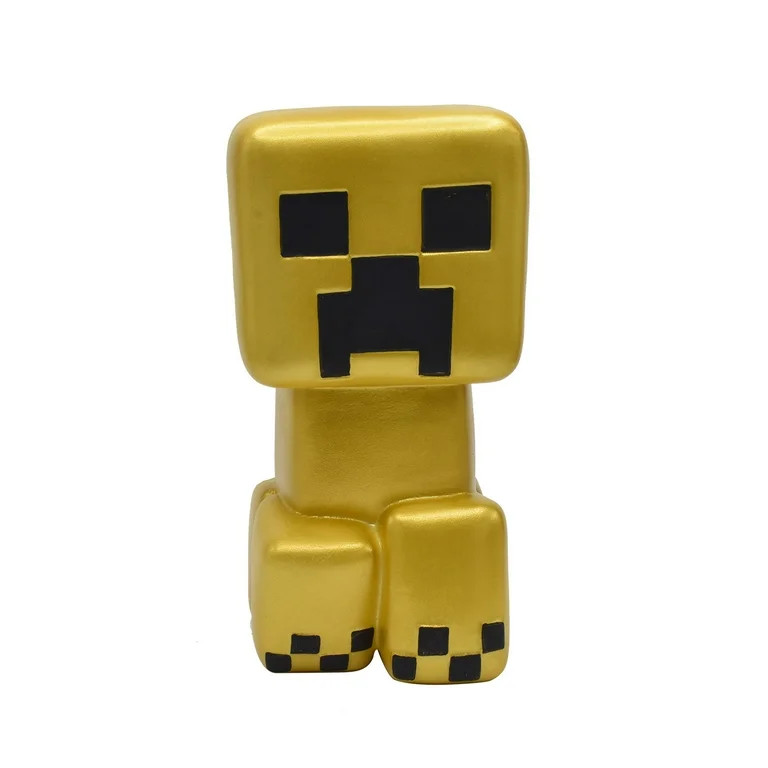 Minecraft Gold Creeper Mega SquishMe, Novelty & Gag Toys for Children Ages 3 - Walmart.com | Walmart (US)