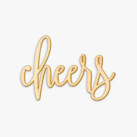 Hand Drawn Home Cheers Sign - Cheers Wood Sign, Wood Gift, Wooden Wedding Gift , Cheers, Bar Decor,  | Etsy (US)