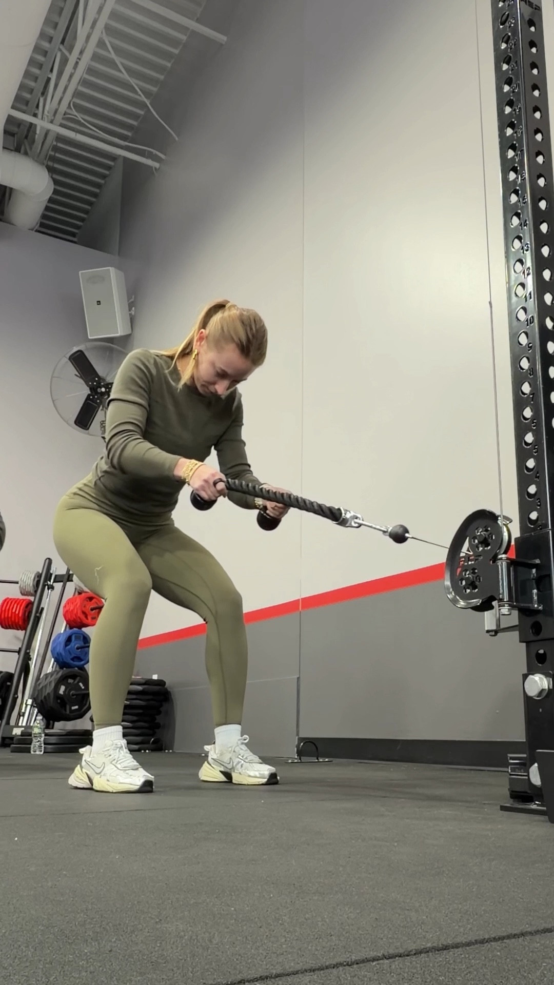 1/2/26 Workout of the day at F45 — wearing my green Set Active workout set layered with an Aritzia green long sleeve, plus my go-to Nike sneakers, Amazon crew socks, and Garmin watch for tracking. Comfortable, supportive, and perfect for a hard training day.

#LTKActive