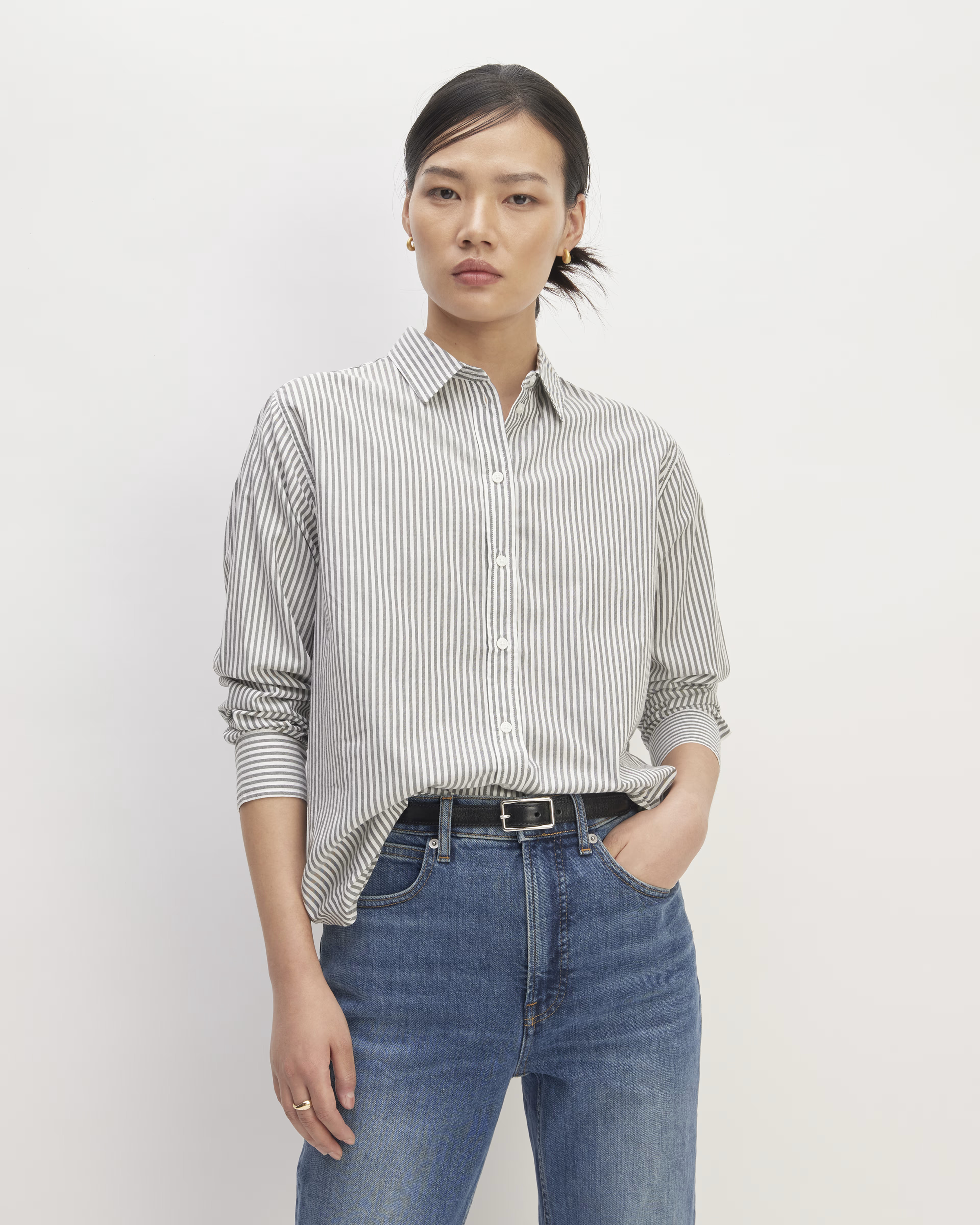 The Silky Cotton Relaxed Shirt | Everlane