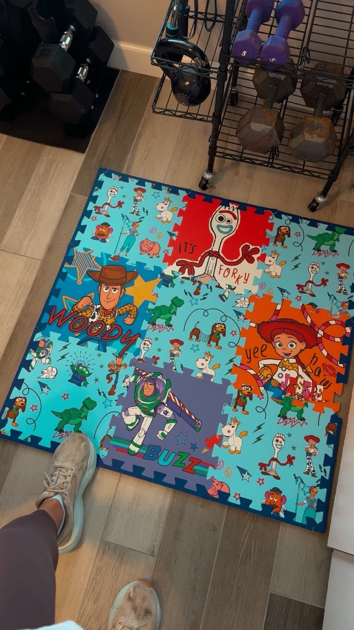 Got the boys their own “workout mat” for our fitness room! 
My Toy Story mamas this is a MUST!!

#LTKmomlife #LTKActive #LTKKids