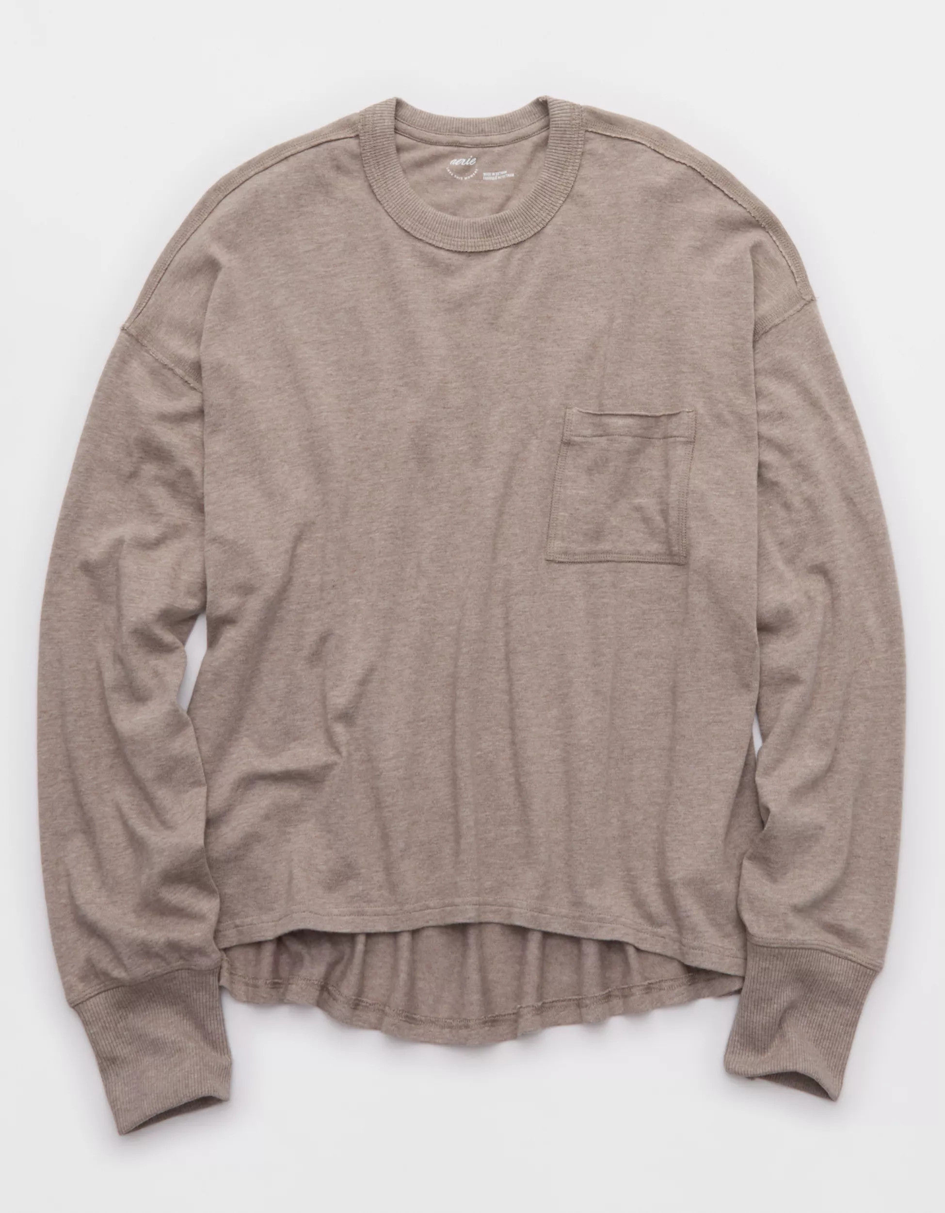 Aerie Happy Snit Pocket T-Shirt | Aerie