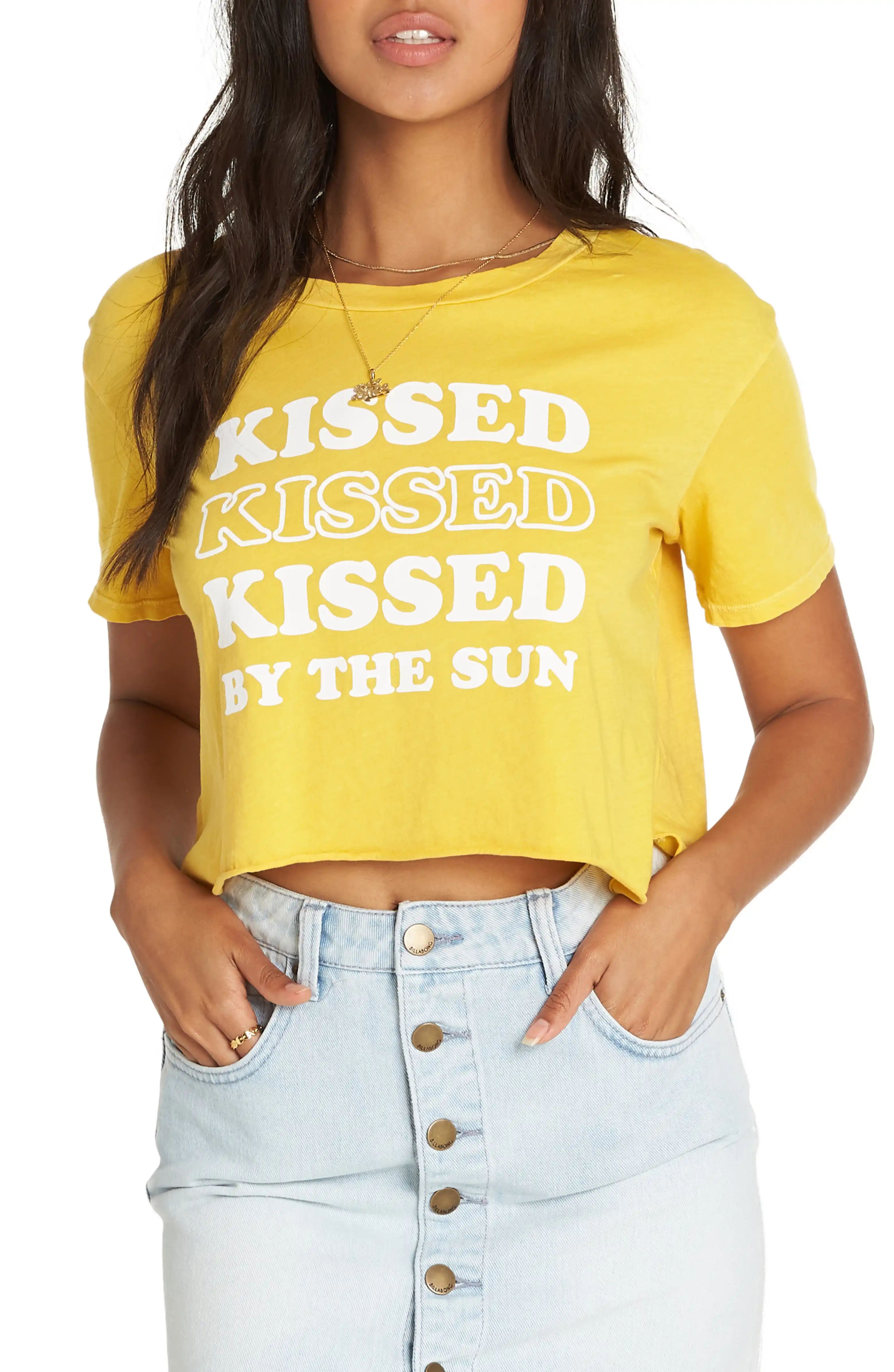 Billabong Kissed By The Sun Crop Graphic Tee | Nordstrom | Nordstrom