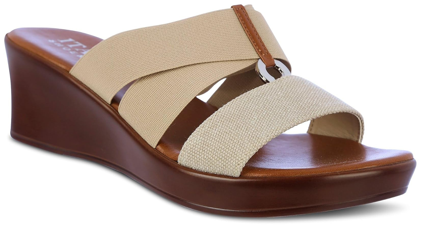 ITALIAN Shoemakers Womens Lucita Wedge Sandals | Amazon (US)