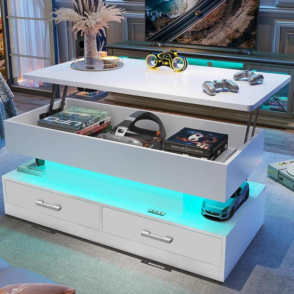 SEDETA 40" Lift Top Coffee Table, Coffee Tables with Storage for Living Room, Small Coffee Table ... | Amazon (US)