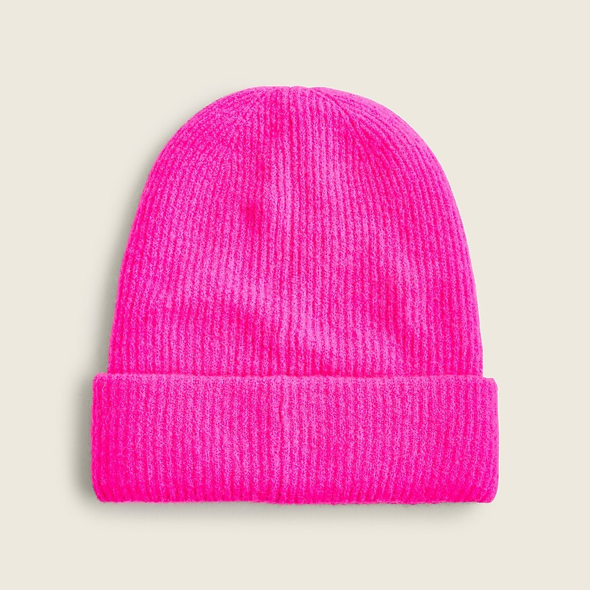Ribbed beanie in supersoft yarn | J. Crew US