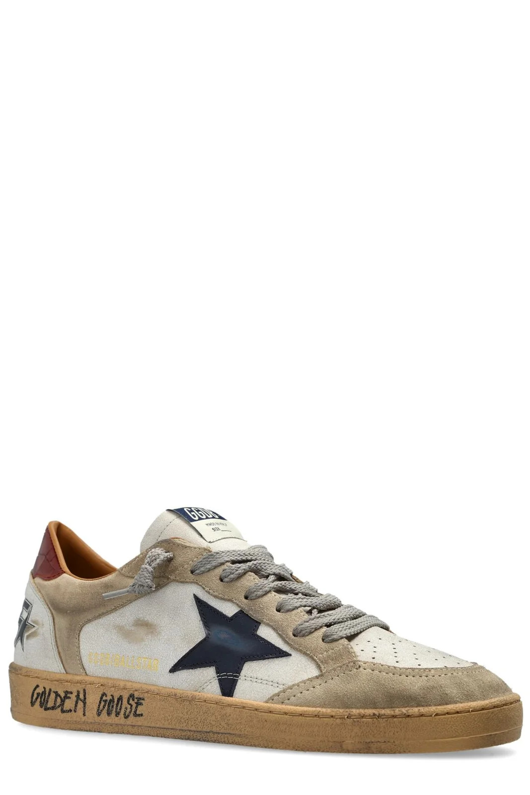 Golden Goose Deluxe Brand Ballstar Lace-Up Sneakers | Cettire Global