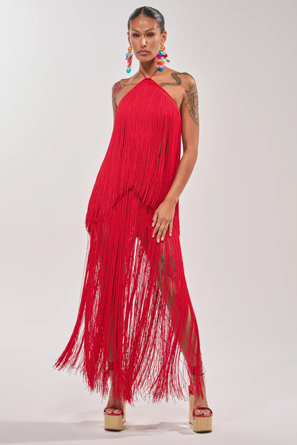 AKIRA On The Edge Fringe Skirt | Size 1X | AKIRA