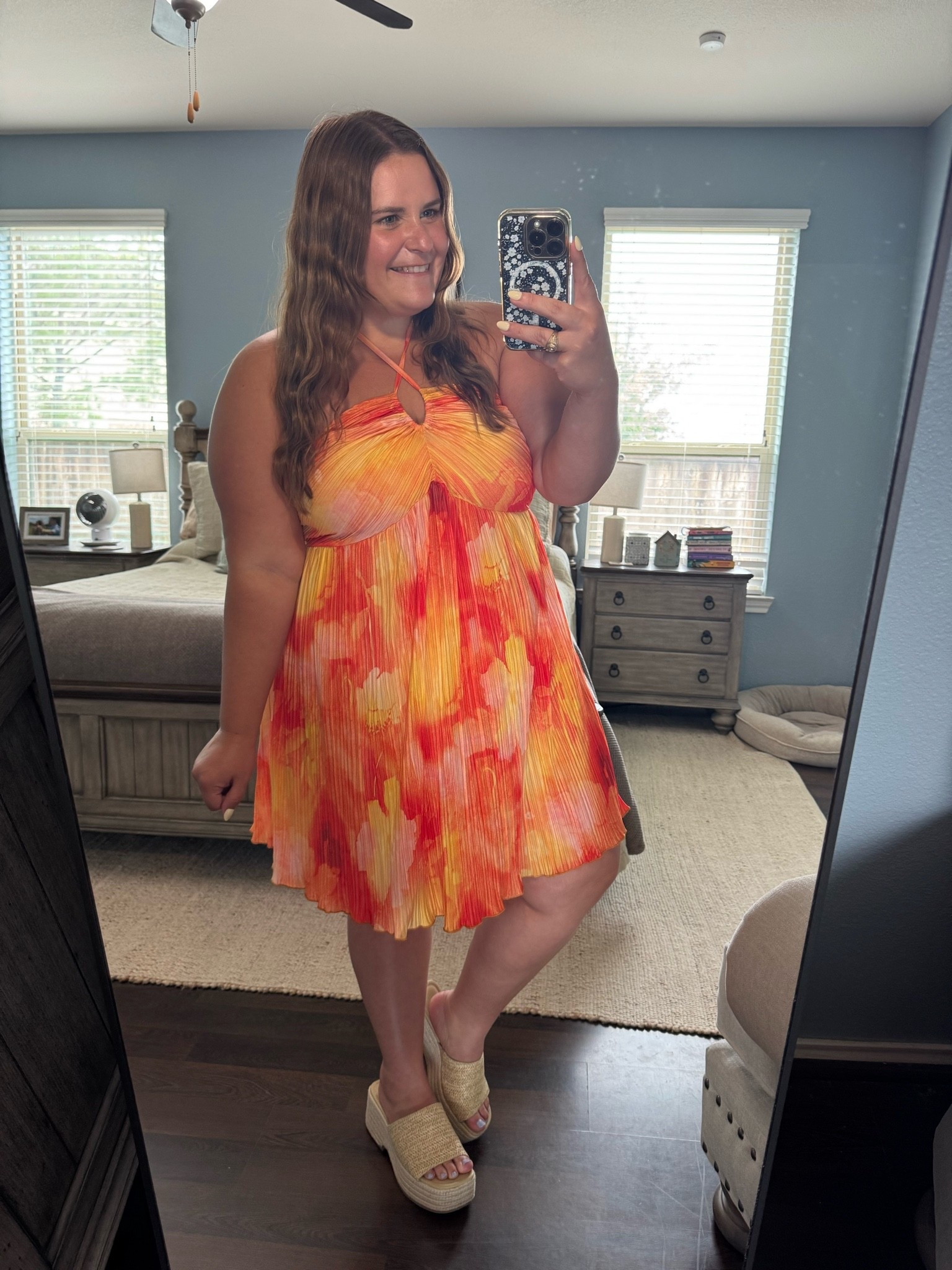 This summer SHEIN dress is just too pretty! Love this color combo. A little see through in the back so you’d need some shape wear. I’m in the 1x and I’m 5’1 and a size 16.

#LTKootd #LTKMidsize #LTKPlusSize