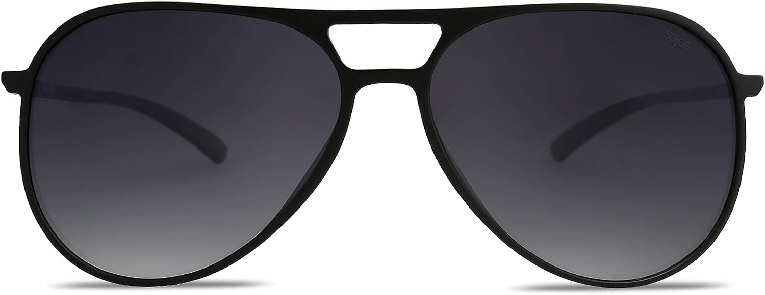 SOJOS Retro Polarized Aviator Ultra TR90 Men Women Sunglasses SJ2065,Medium | Amazon (US)