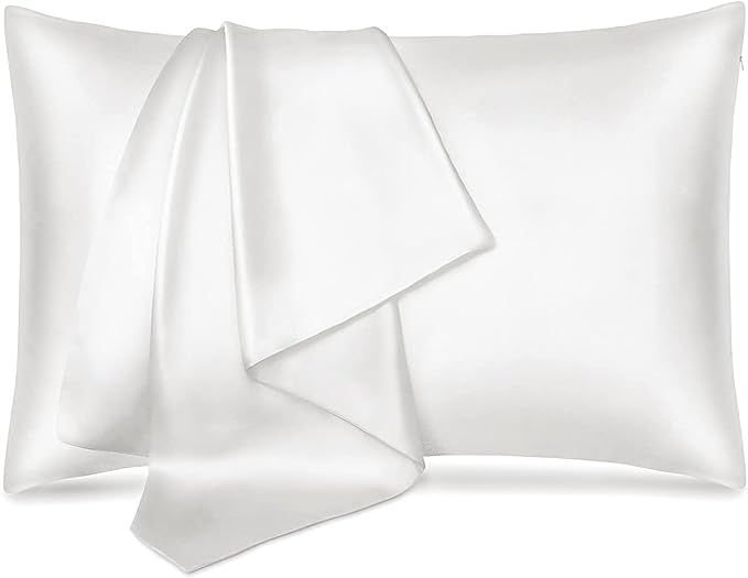 Silk Pillowcase, AYCLIF 100% Mulberry Silk Pillowcase for Hair and Skin, 21 Momme 600 Thread Coun... | Amazon (US)