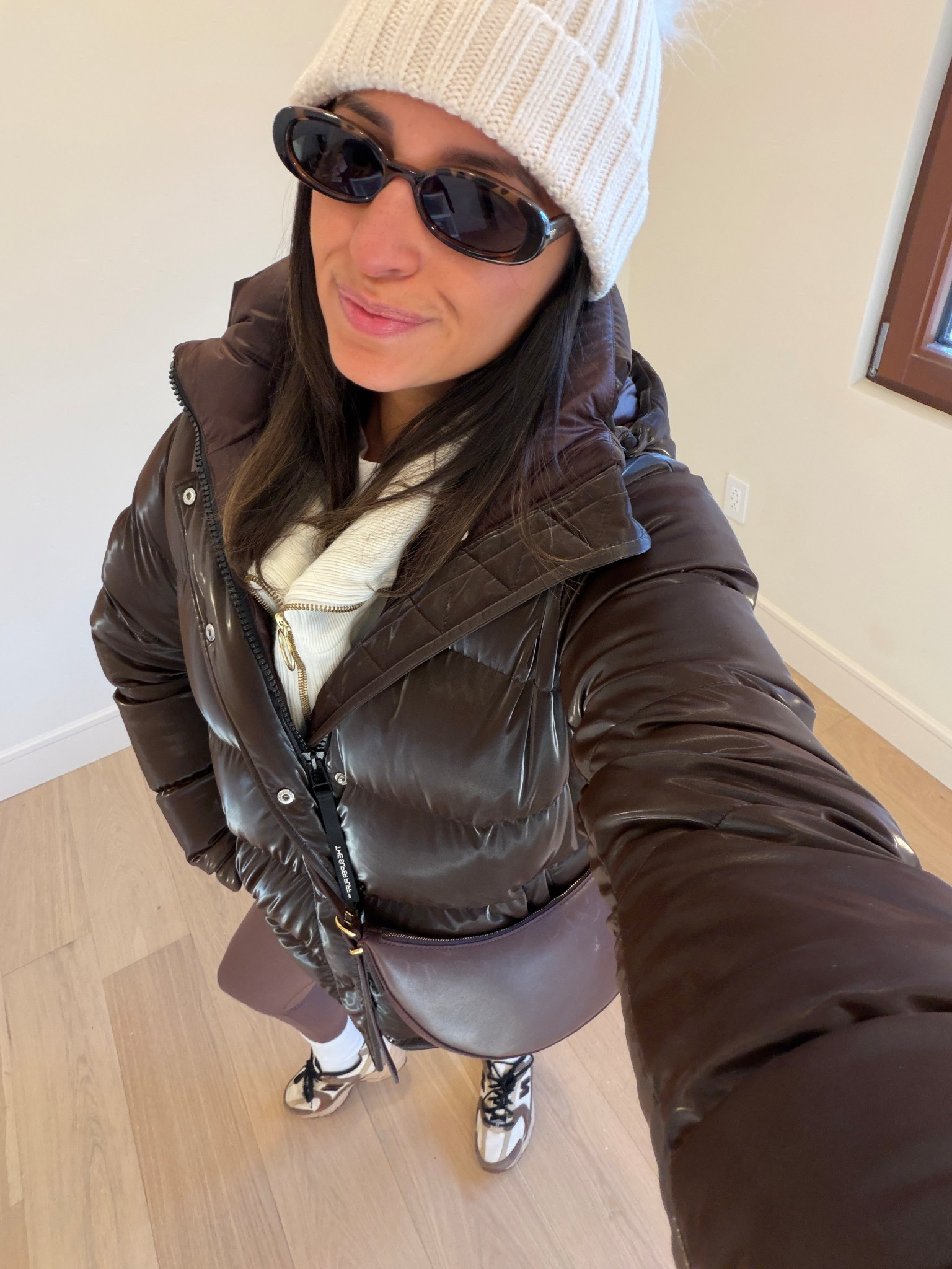 Casual winter outfit inspo  
Aritiza super puff jacket 
New balance sneakers 
Amazon sunglasses 

#LTKPetite #LTKootd #LTKFindsUnder100