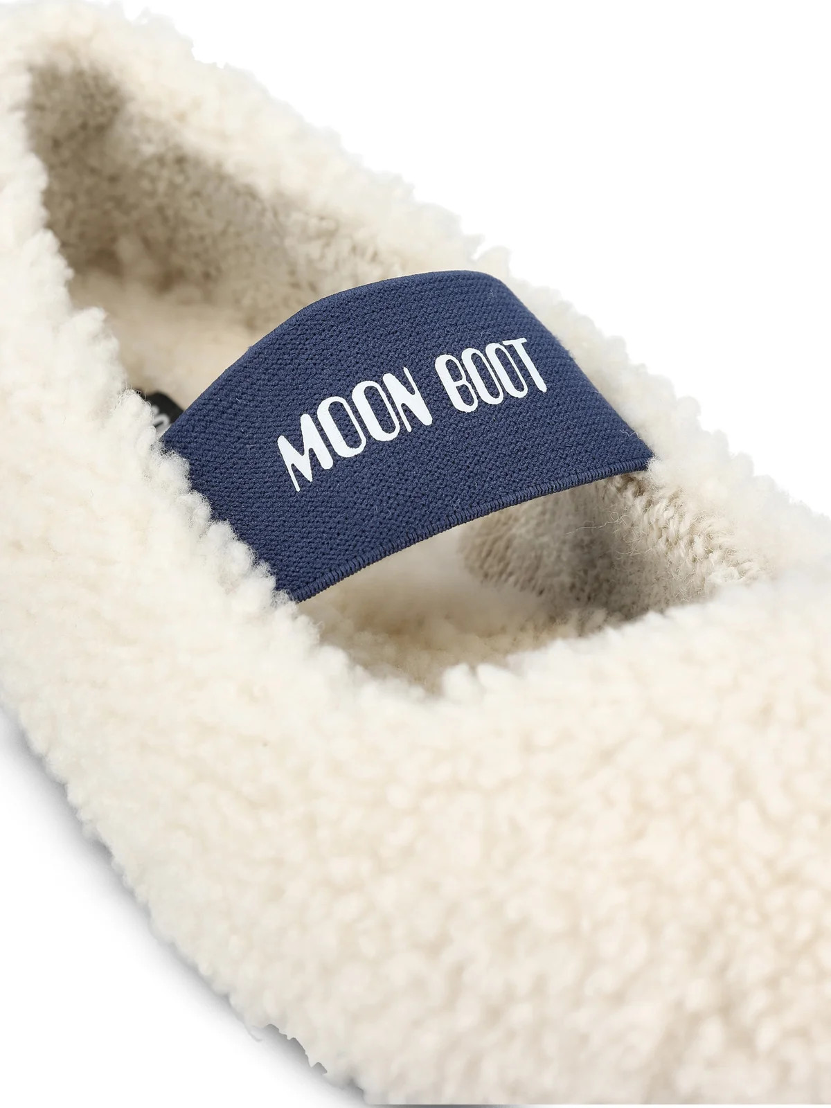 月球靴標誌印花繫帶芭蕾舞鞋 | Cettire Global