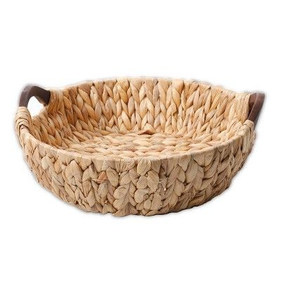 Cravings by Chrissy Teigen Water Hyacinth Basket with Wood Handles | Target