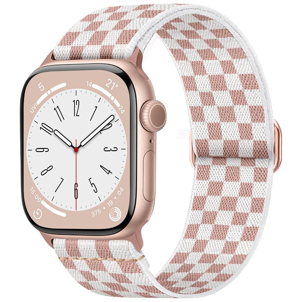 Charlam Stretchy Bands Compatible with Apple Watch Band 40mm 41mm 42mm 38mm 44mm 45mm 46mm 49mm W... | Amazon (US)