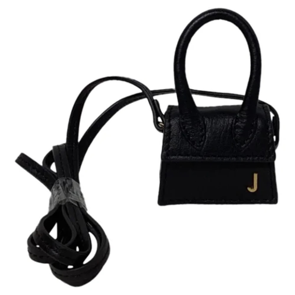 Pre-owned Leather handbags - female - Jacquemus Pre-owned - Vintage Handbags - Black - ONE SIZE - Pre-owned | Miinto UK Ltd