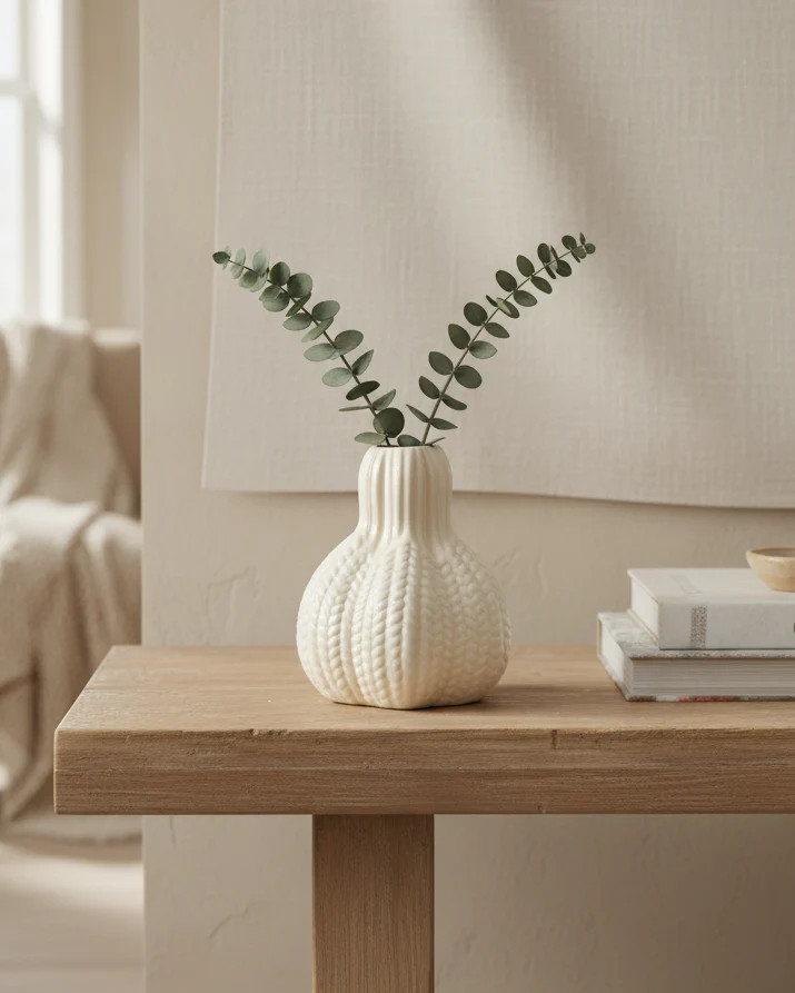 Porcelain Gourd Bud Vase | MJHome