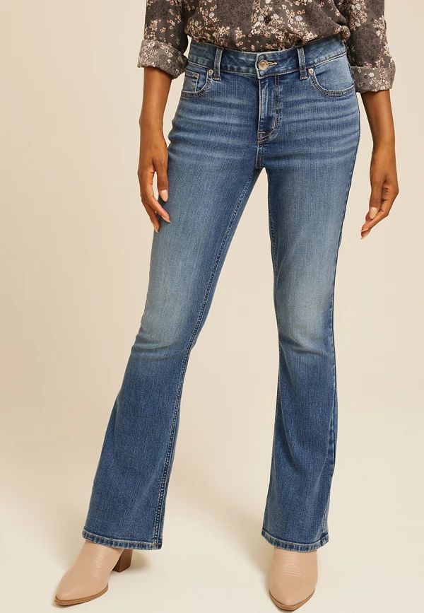 m jeans by maurices™ Classic Flare Mid Rise Jean | Maurices
