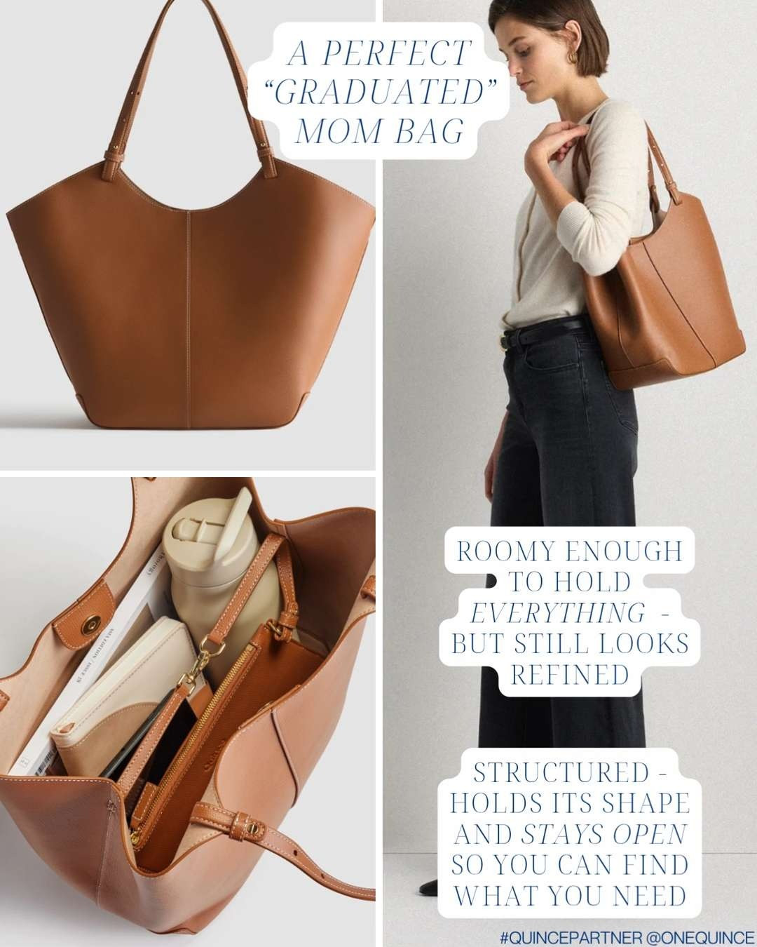 Newest Quince picks! The best swim trunks for your favorite #vacationdad, my new “graduated” mom bag that holds everything but looks chic, and the Dress of the Day! #quincepartner @quince 

 #LTKootd #LTKSeasonal #LTKSaleAlert