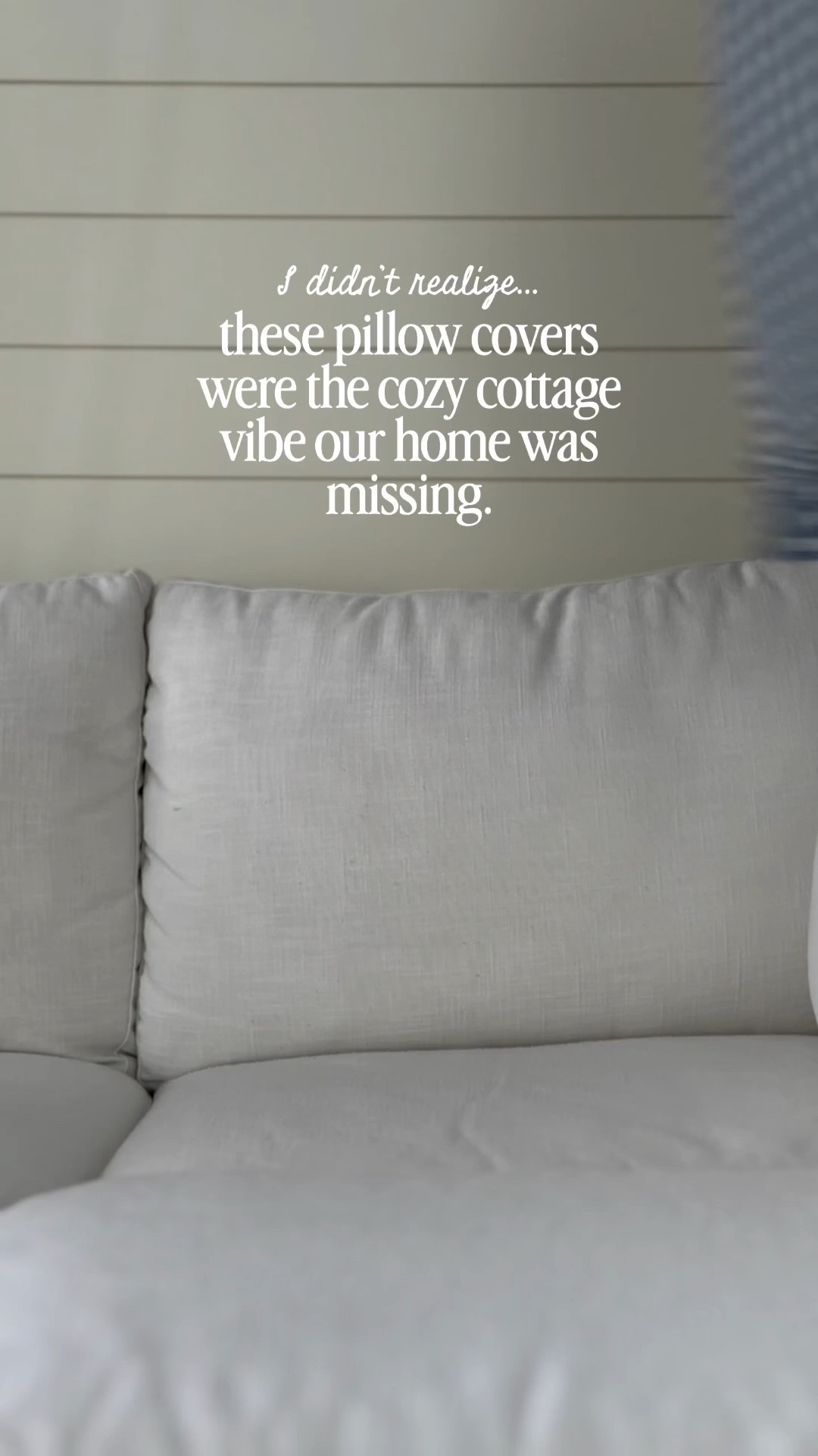 I didn’t realize these pillow covers were the cozy cottage vibe our home was missing. 

#LTKHome