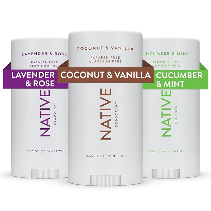Native Deodorant | Natural Deodorant for Women and Men, Aluminum Free with Baking Soda, Probiotic... | Amazon (US)