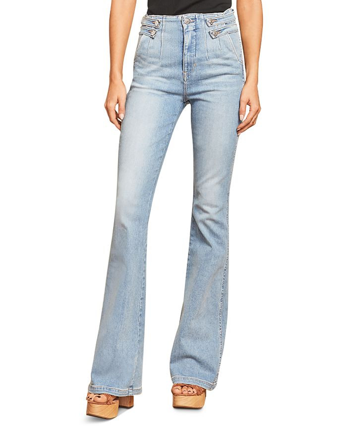 Beverly Side Tab Flare Jeans in Lakeshore | Bloomingdale's (US)