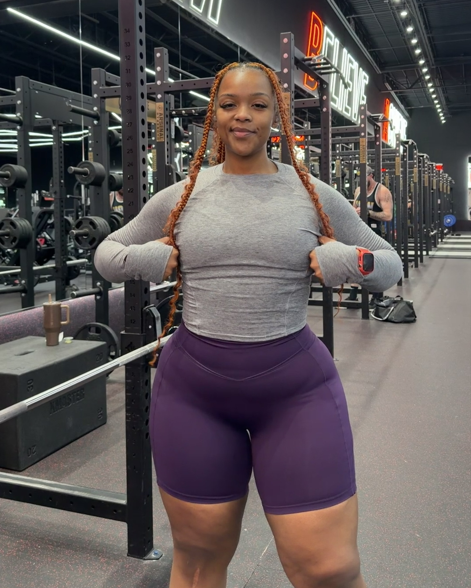 Large in top & shorts 

Top has watch vent & thumb holes! 

Save 💰 with code “CCURVES"

#LTKootd #LTKActive #LTKfitnessgoals