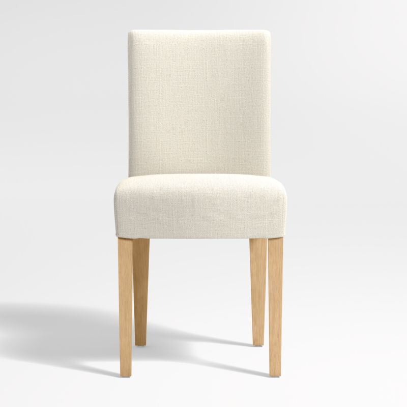 Lowe Ivory Upholstered Dining Chair + Reviews | Crate & Barrel | Crate & Barrel