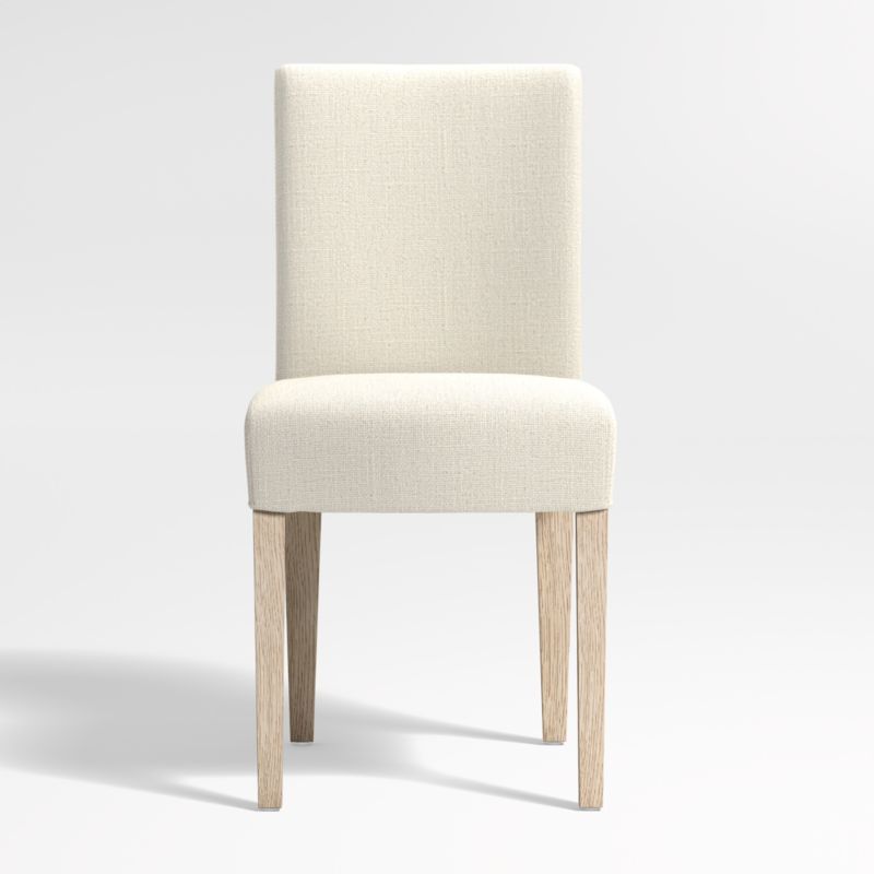 Lowe Ivory Upholstered Dining Chair + Reviews | Crate & Barrel | Crate & Barrel